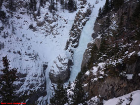 Rogan's Gully & Cascade Falls near Banff, AB.