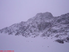 The Maul mixed climb in Kananaskis.